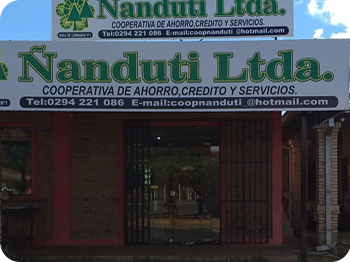 Agencia de la Cooperativa Ñanduti Ltda.